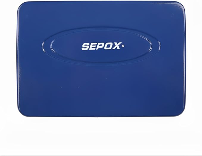 SEPOX® Twins Water/Fire-Resistant Portable Security Case Lock Box Steel