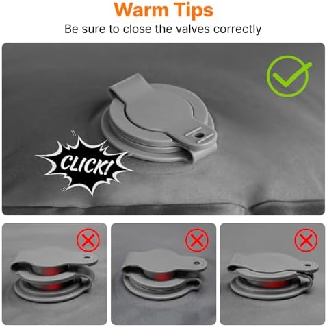 OGERY Sleeping Pad, Ultralight Inflating Camping Pad with 6" Extra-Thick