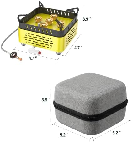 5 Flame Portable with Piezo Ignition Portable Gas Stove
