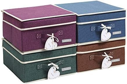 YueYue Foldable Fabric Closet Organizer Bins Box Storage