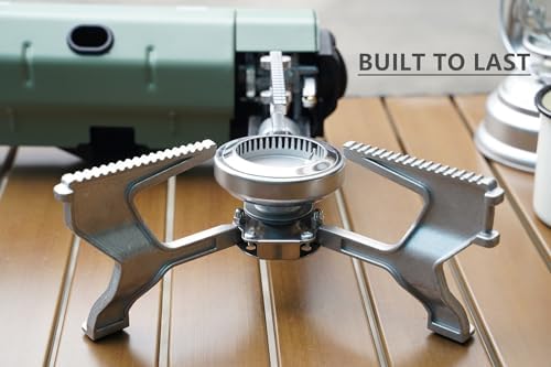 Foldable Gas Camping Stove with Bottle Opener, Backpacking Tool, GS330