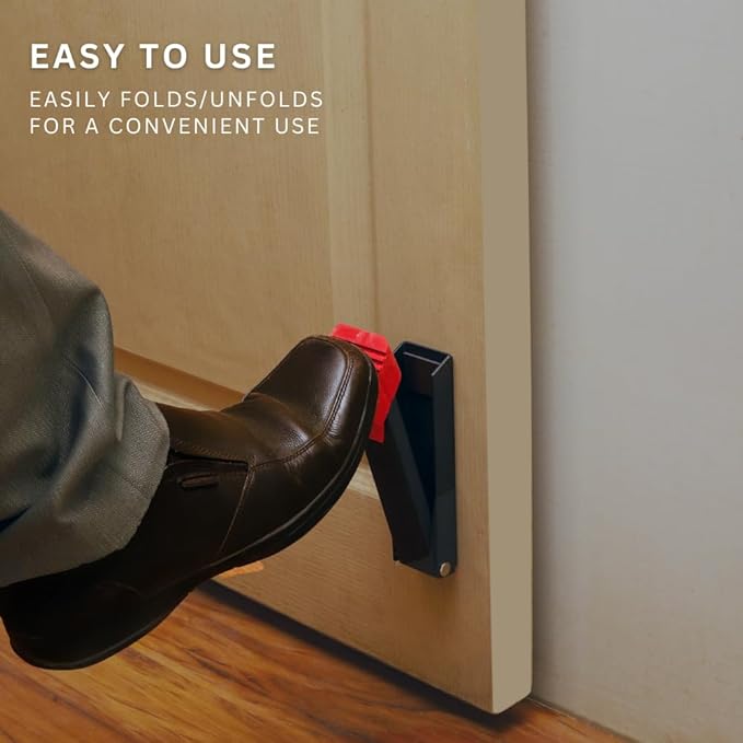 2 Pack Door Stop, No Drill Door Stoppers