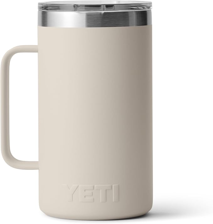 YETI Rambler 24 oz Mug, Vacuum Insulated, Stainless Steel with MagSlider Lid