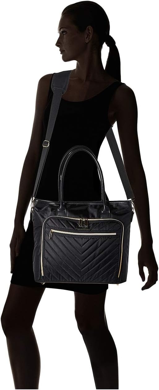 Kenneth Cole REACTION Chelsea Quilted Chevron 15" Laptop & Tablet Business Tote
