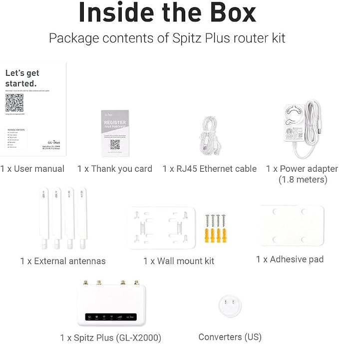 GL-X2000 Cellular Gateway 4G LTE Router