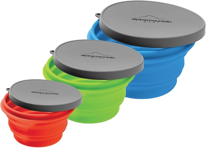 Collapsible Silicone Bowl with Lid