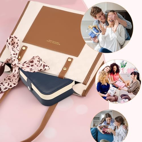 Travel Jewelry Box, PU leather Small Jewelry Organizer