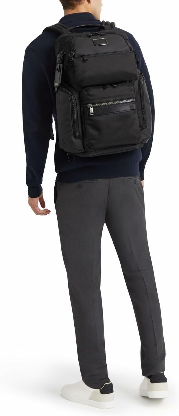 TUMI - Alpha Bravo Nomadic Backpack - Men's Durable Carry On Bag - 18.8" X