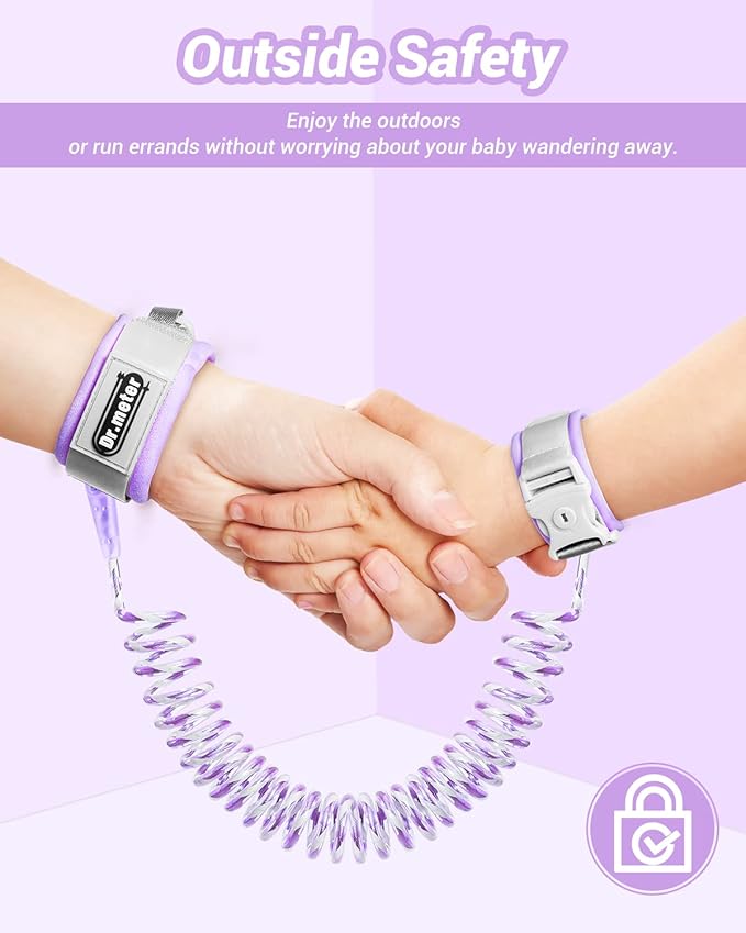 Dr.meter Anti Lost Wrist Link, 2 Pack Toddler Safety Leash
