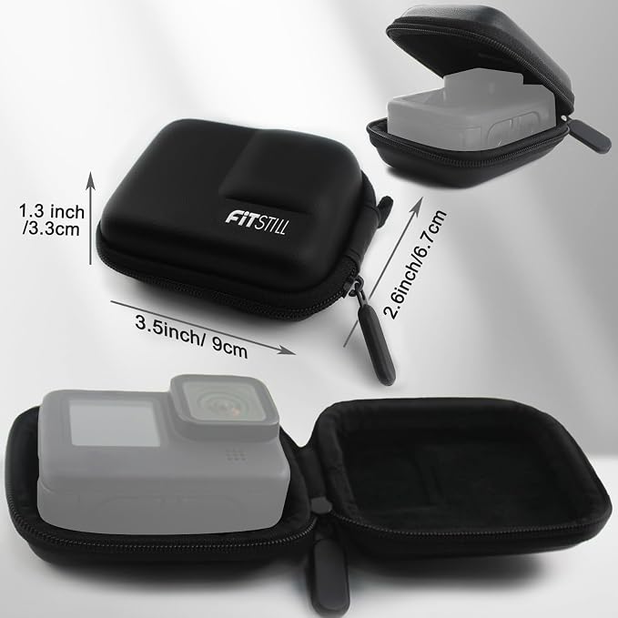 FiTSTILL Black PU Mini Carrying Case