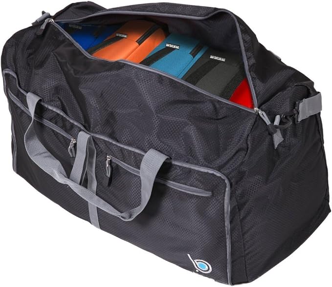 Bago Foldable Duffel Bags for Traveling Women & Men - 60L Medium Packable