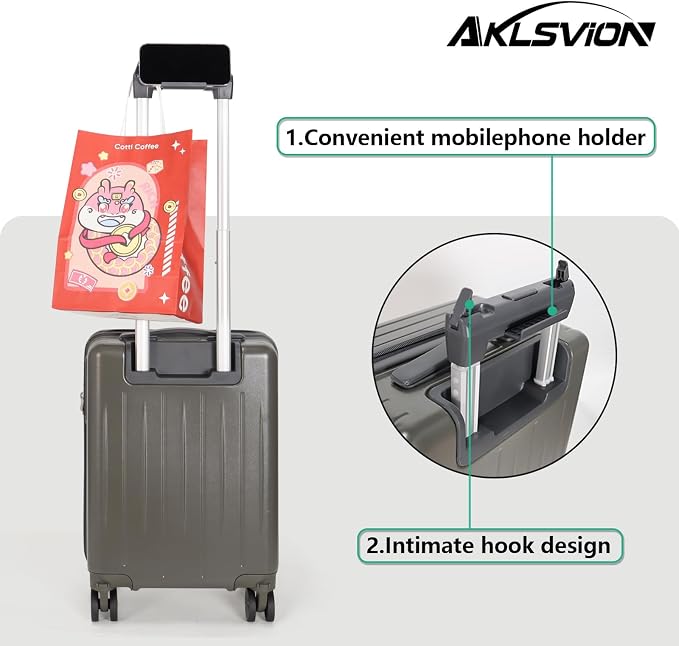 18-inch Carry-on Boarding Luggage: Equipped
