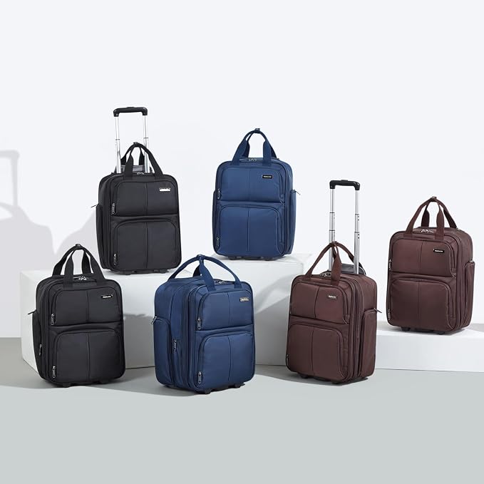Hanke Softside Expandable Underseat Carry On Luggage