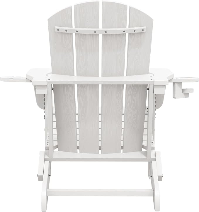 SERWALL Adirondack Chair with Cup Holders