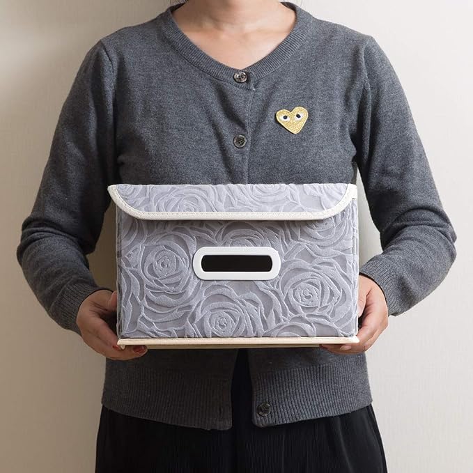 PRANDOM Stackable Storage Boxes
