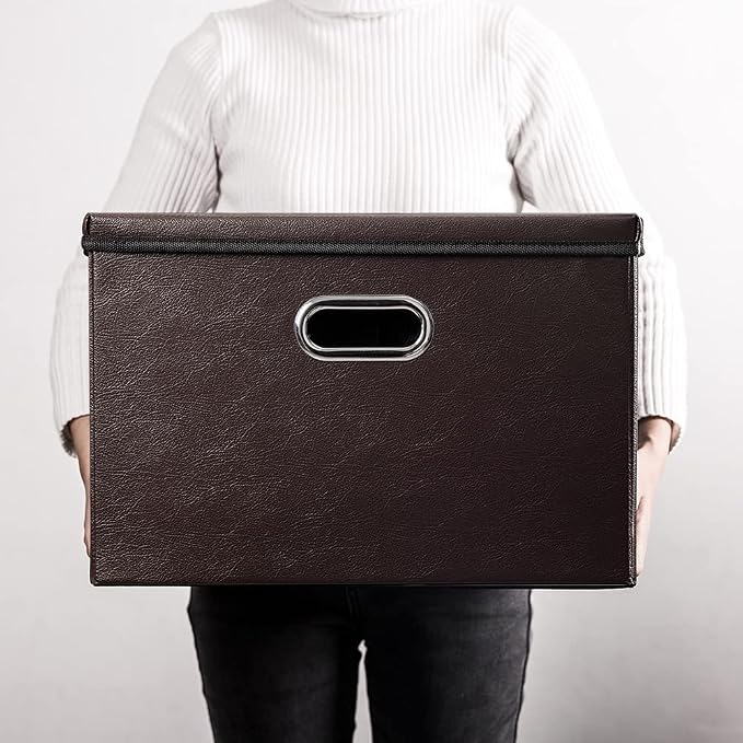 PRANDOM Large Foldable Storage Bins