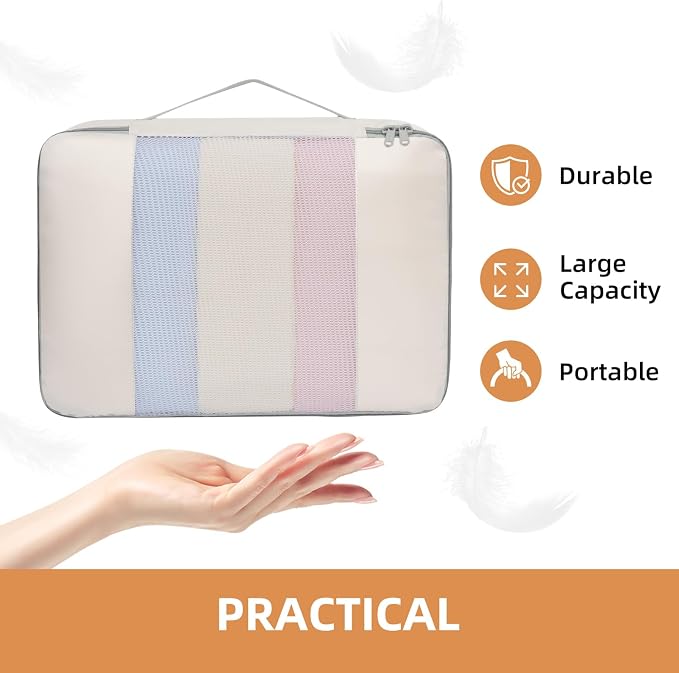 BAGAIL 6 Set/8 Set/10 Set Packing Cubes Various Sizes Packing Organizer