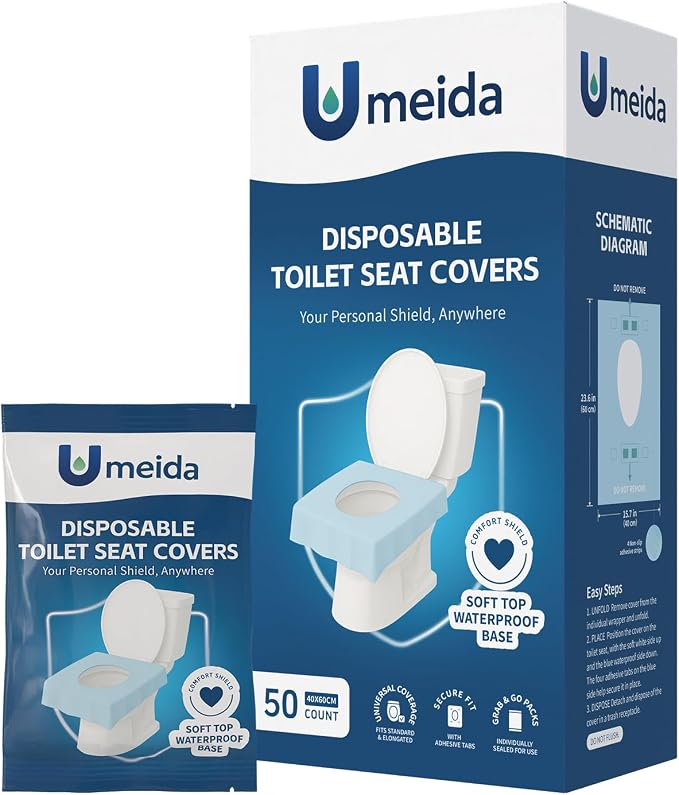 50 Count Disposable Toilet Seat Covers