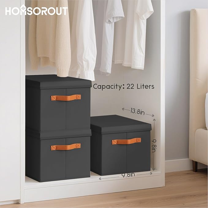 Storage Bins with Lids