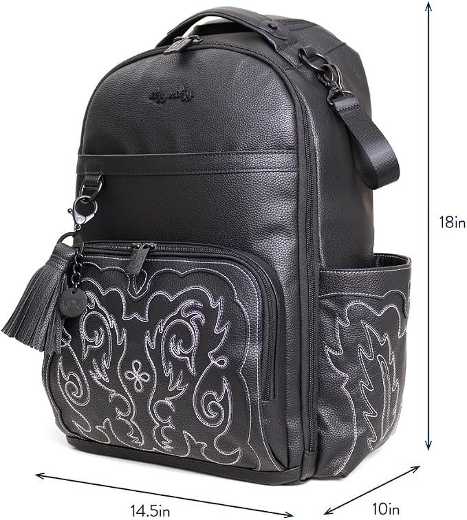 Itzy Ritzy Large Capacity Boss Plus Baby Backpack Diaper Bag Featuring 19