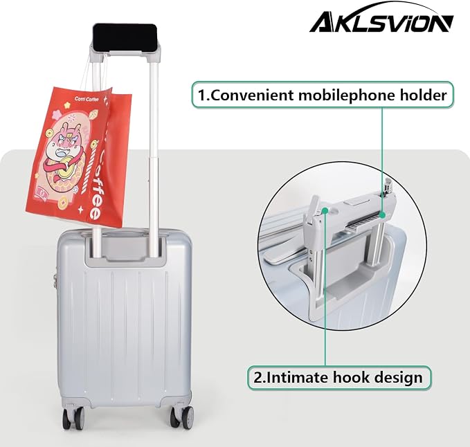 18-inch Carry-on Boarding Luggage: Equipped
