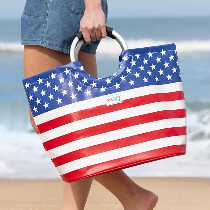 Swig Life Loopi Tote Bag, Lightweight, Waterproof Beach and Utility Bag