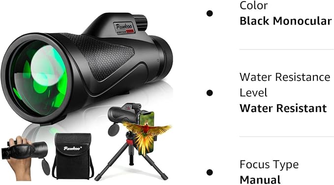 12x60 Monocular Telescope High Powered