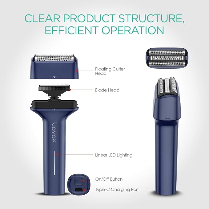 VOYOR Foil Shaver Electric Razor