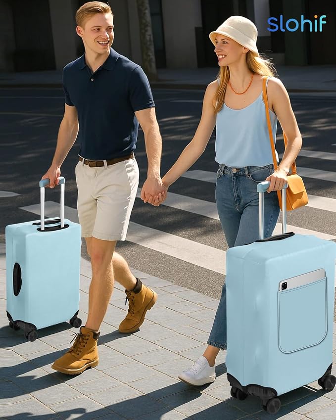 Slohif Luggage Cover for Suitcase Tsa Approved Protector