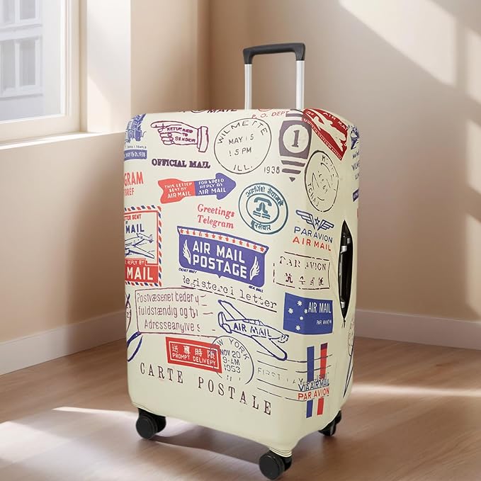WUJIAONIAO Travel Luggage Cover Baggage Suitcase Cover Protector Skins 18-32