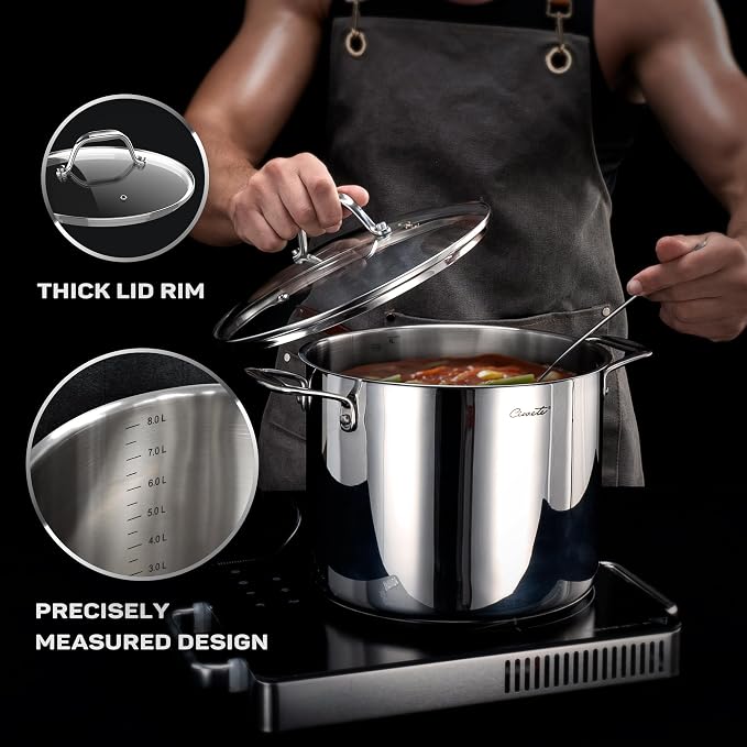Stainless Steel Nonstick Pots and Pans Set