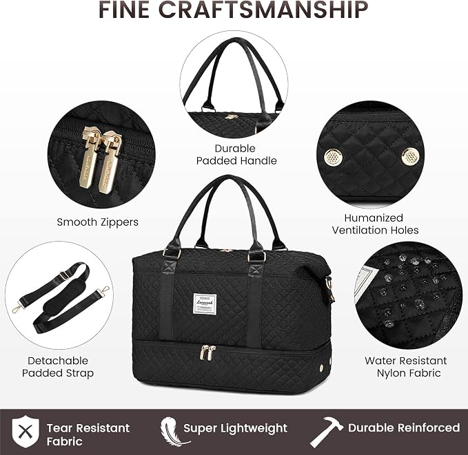 LOVEVOOK Travel Duffle Bag, Weekender Bags