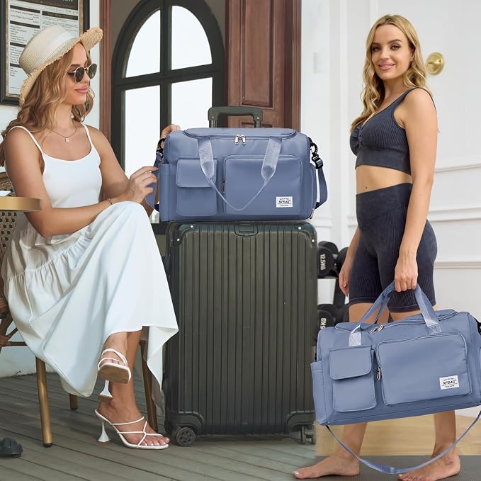 NPBAG Women Travel Duffel, Gym Workout Overnight Bag, Mommy Hospital Bag