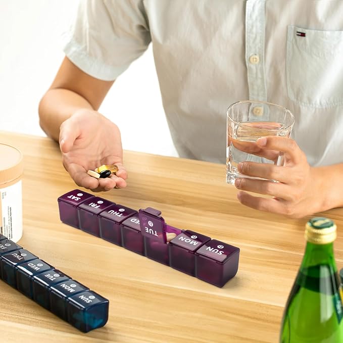 2-Pack Weekly Large Pill Organizer