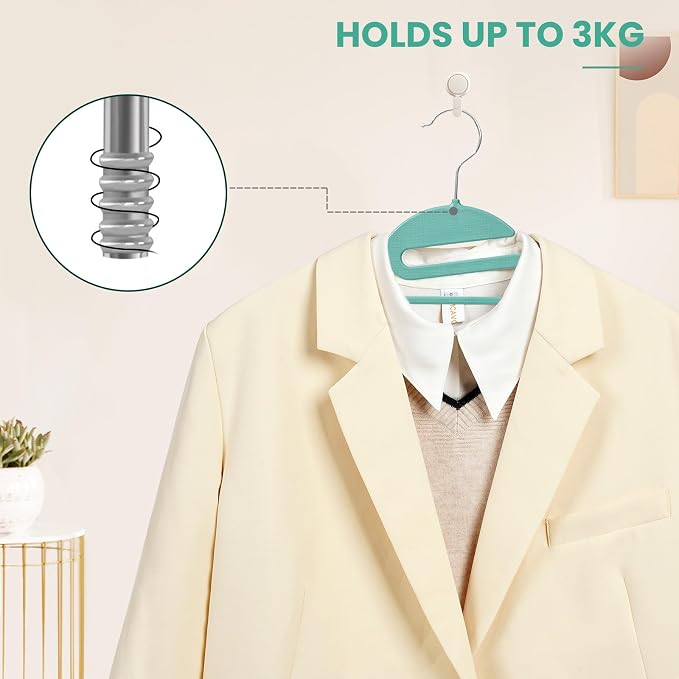 BAGAIL Plastic Hangers 50 Pack