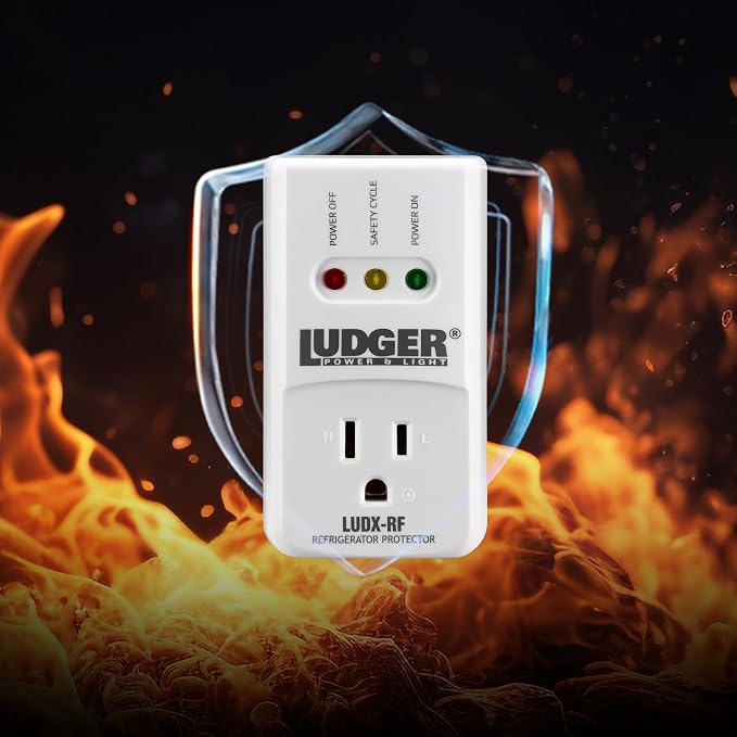Ludger Power Surge Protector for Refrigerator, ETL Certified, Connects to Most