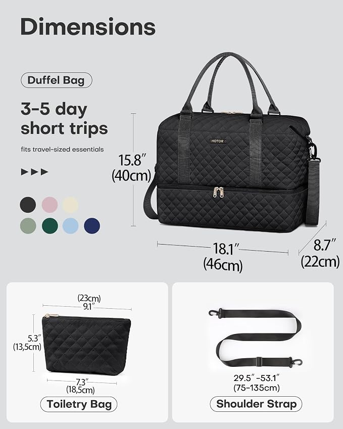 HOTOR Travel Duffel Bag