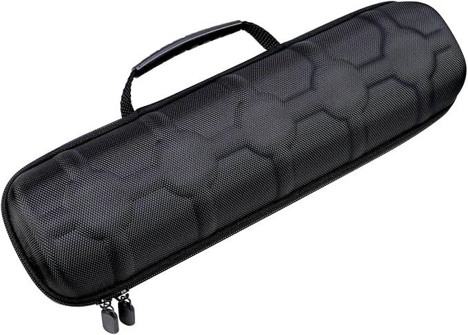 Juntan 5 Slots Hard Watch Travel Case, Portable Nylon Zipper Storage Organizer
