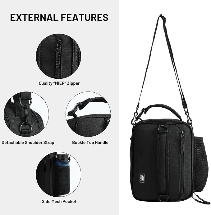 MIER Expandable Lunch Bag Insulated Lunch Box