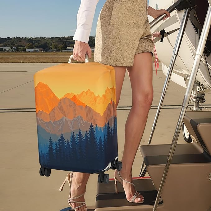 Explore Land Travel Luggage Cover Suitcase Protector Fits 31-32 Inch Case