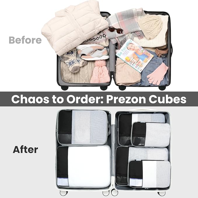8 Set/6 Set/4 Set Compression Packing Cubes