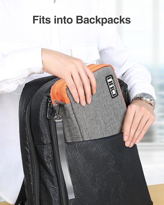 Luxtude Travel Cable Organizer Bag, Electronic Organizer Travel Case Large