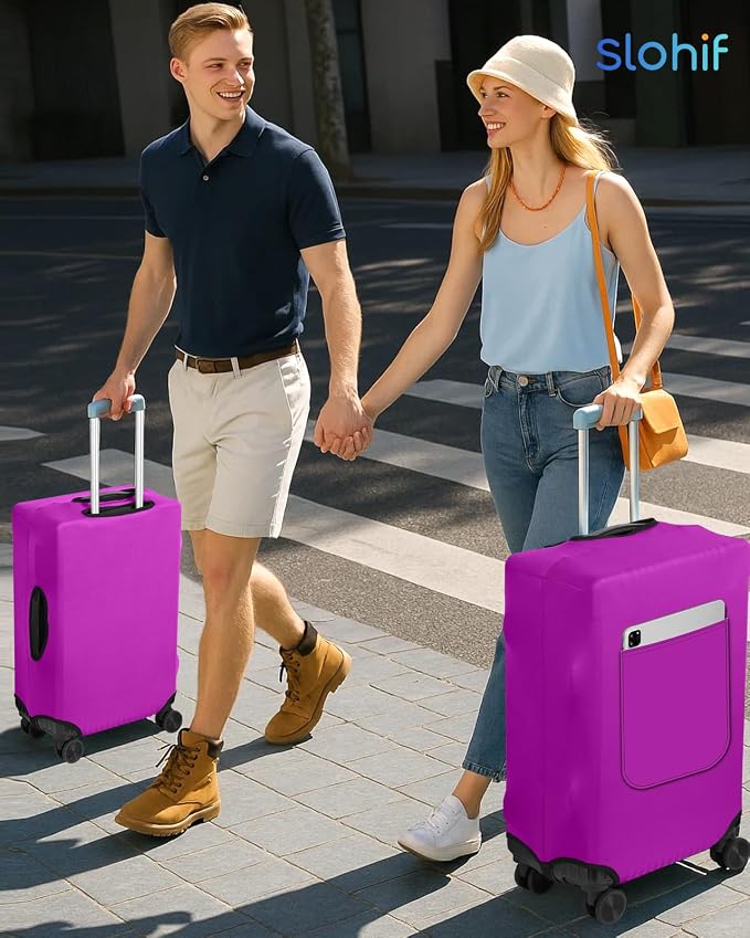 Slohif Luggage Cover for Suitcase Tsa Approved Protector