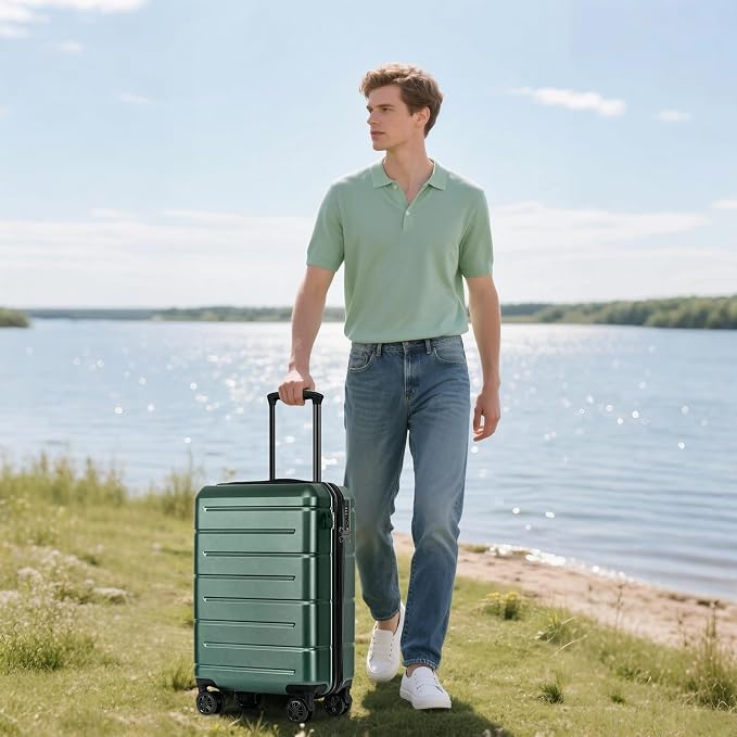 KYME Hardside Carry On Luggage 22x14x9 Airline Approved