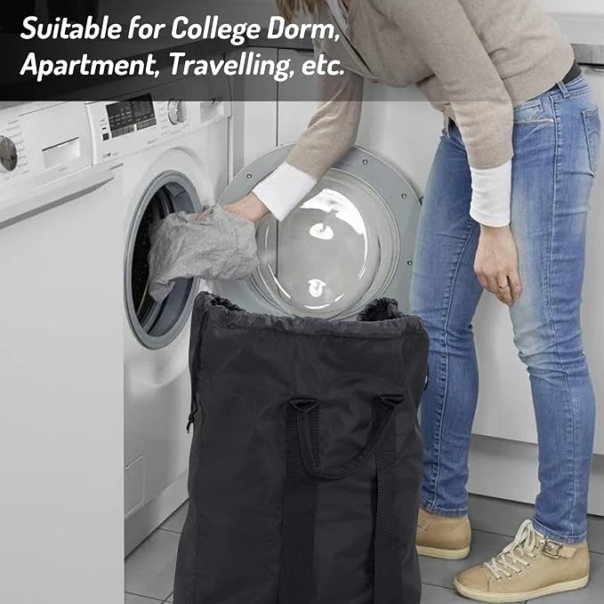 Laundry Backpack Bag, Dirty Clothes Travel Laundry Bag