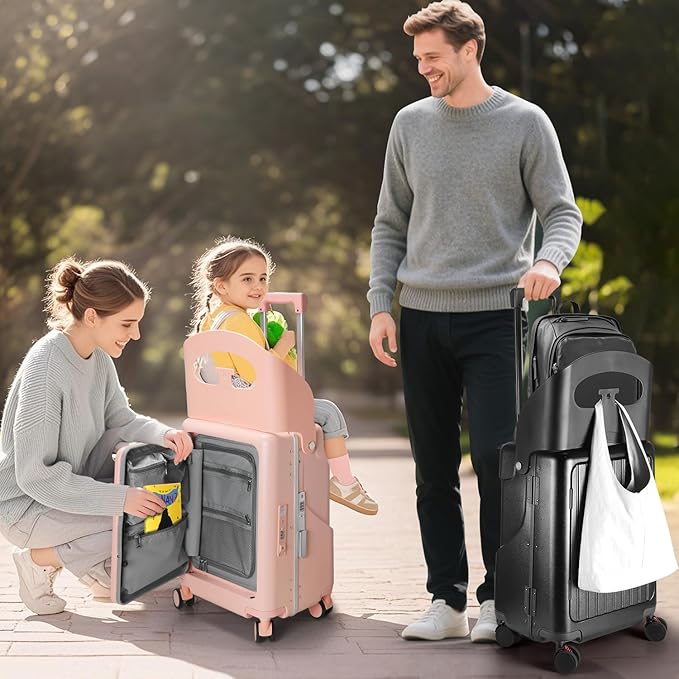 Ride On Luggage with Foldable Seat