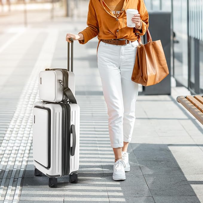 22 Inch Carry On Luggage 22x14x9 Airline Approved, Carry On Suitcase