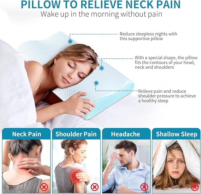 Memory Foam Pillows Neck Pillow Bed Pillow