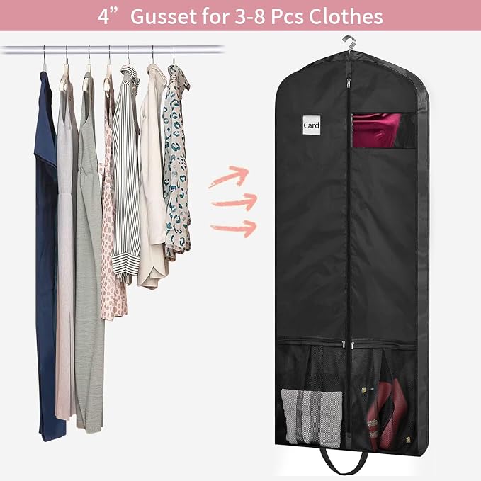 Dress Bags for Gowns Long, Dress Bags for Closet Storage and Traveling