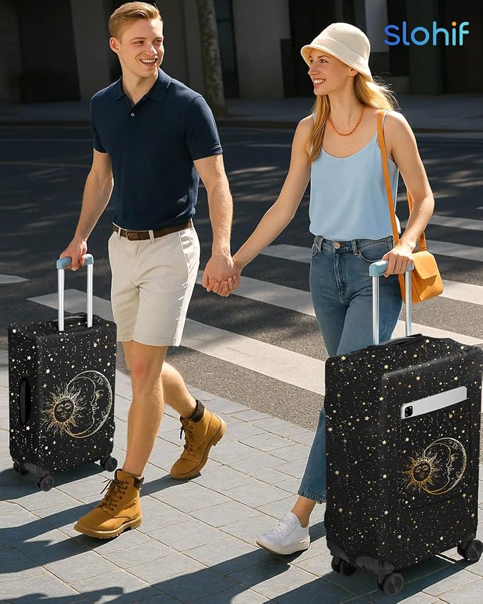 Slohif Luggage Cover for Suitcase Tsa Approved Protector